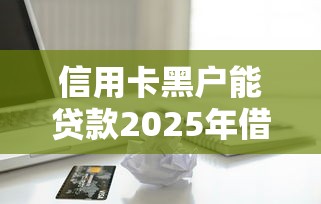 信用卡黑户能贷款2025年借款教程奉上！今日挑选5个网贷黑户能借款平台
