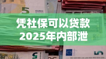 凭社保可以贷款2025年内部泄出！为您解析5个最靠谱的网贷口子