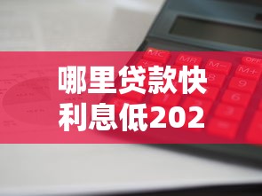 哪里贷款快利息低2025年速贷指南！权威聚合叶速畅贷以及鼎达宝等5个借款软件