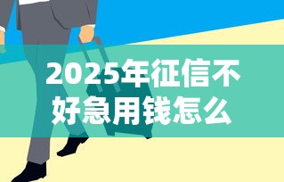 2025年征信不好急用钱怎么办急急急9月老哥亲测整理！本文为您精心集合！