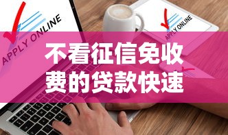不看征信免收费的贷款快速申请