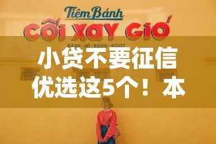 小贷不要征信优选这5个！本文为您深度介绍！