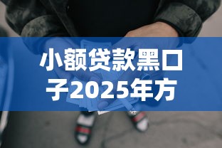 小额贷款黑口子2025年方法速看！罗列这五个网贷口子借钱容易平台多