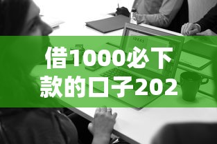 借1000必下款的口子2025年申请必看！归类这5个24小时借钱平台