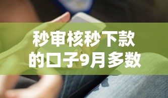 秒审核秒下款的口子9月多数人不知道！隆重精选这五个秒审核秒下款的网贷平台借款