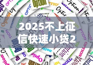 2025不上征信快速小贷2025年必学窍门！本篇为您隆重探寻！