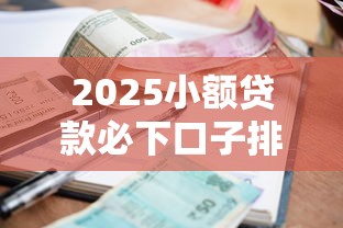2025小额贷款必下口子排行榜