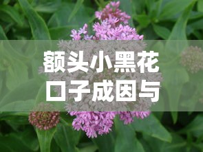 额头小黑花口子成因与护理方法