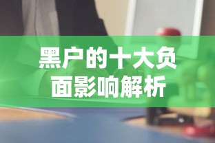 黑户的十大负面影响解析