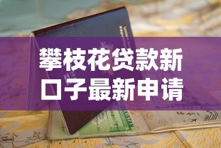 攀枝花贷款新口子最新申请指南