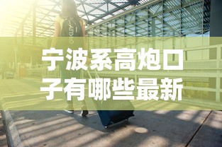 宁波系高炮口子有哪些最新盘点