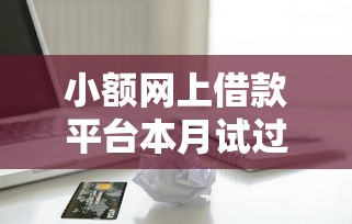 小额网上借款平台本月试过没！深度融合5个小额网络贷款软件