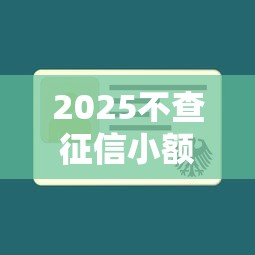 2025不查征信小额贷款靠谱吗