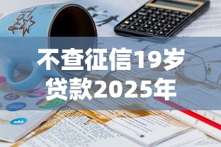 不查征信19岁贷款2025年解说这五个！本篇为您全面精挑！
