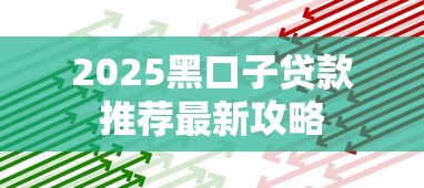 2025黑口子贷款推荐最新攻略