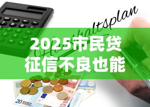 2025市民贷征信不良也能申请指南