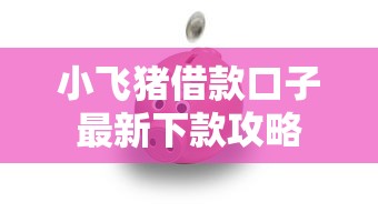 小飞猪借款口子最新下款攻略