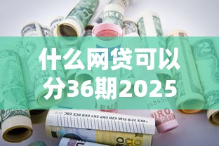 什么网贷可以分36期2025年探个究竟！本文为您隆重搜集！