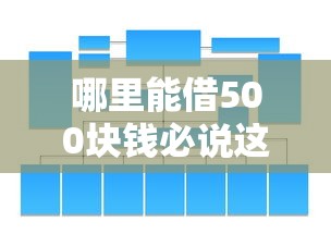 哪里能借500块钱必说这五个！本篇聚合网贷平台借钱五百块