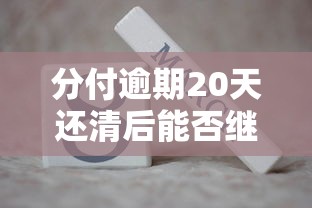 分付逾期20天还清后能否继续使用