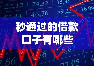 秒通过的借款口子有哪些