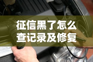 征信黑了怎么查记录及修复指南 征信黑了怎么查记录及修复指南
