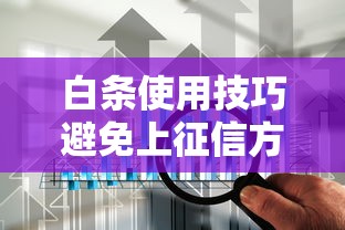 白条使用技巧避免上征信方法 白条使用技巧避免上征信方法