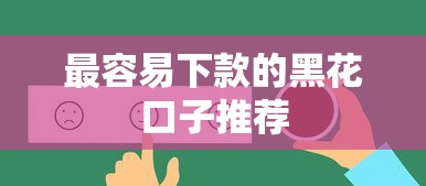 最容易下款的黑花口子推荐