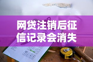 网贷注销后征信记录会消失吗