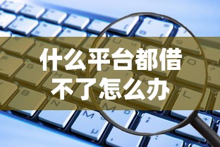 什么平台都借不了怎么办