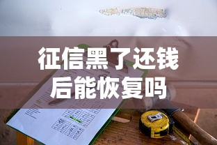 征信黑了还钱后能恢复吗