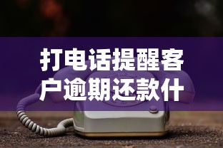 打电话提醒客户逾期还款什么意思