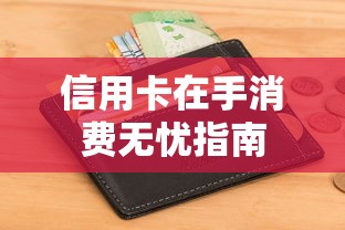 信用卡在手消费无忧指南