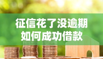 征信花了没逾期如何成功借款