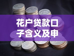 花户贷款口子含义及申请指南
