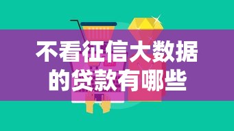 不看征信大数据的贷款有哪些
