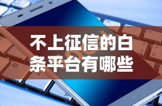 不上征信的白条平台有哪些