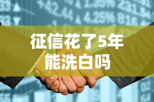 征信花了5年能洗白吗