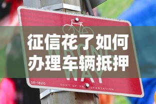 征信花了如何办理车辆抵押贷款