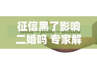 征信黑了影响二婚吗 专家解读