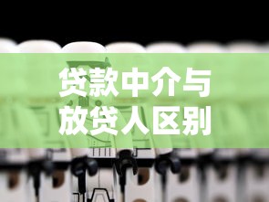 贷款中介与放贷人区别解析