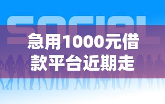 急用1000元借款平台近期走红