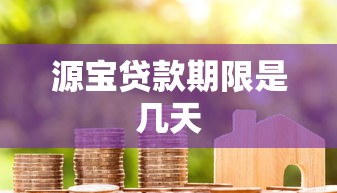 源宝贷款期限是几天 源宝贷款期限是几天