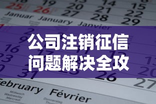 公司注销征信问题解决全攻略 公司注销征信问题解决全攻略