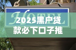 2025黑户贷款必下口子推荐