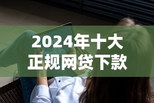 2024年十大正规网贷下款快平台