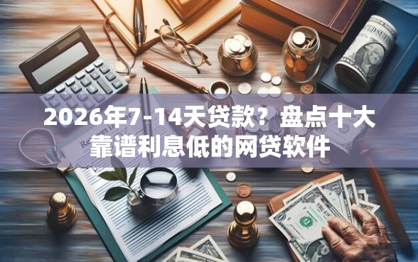 2026年7-14天贷款？盘点十大靠谱利息低的网贷软件