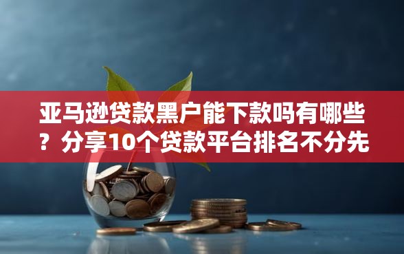 亚马逊贷款黑户能下款吗有哪些？分享10个贷款平台排名不分先后