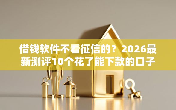 借钱软件不看征信的？2026最新测评10个花了能下款的口子