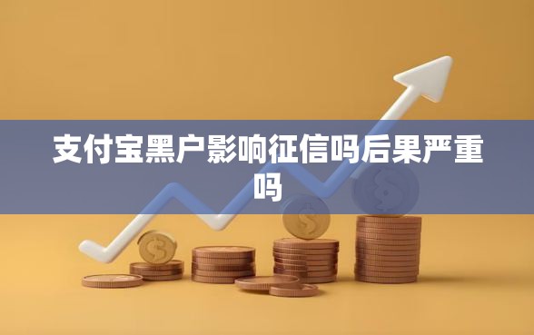 支付宝黑户影响征信吗后果严重吗